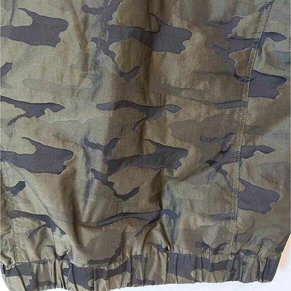 Blank NYC Camo Bomber Jacket Camouflage Military Utility Streetwear Green Sz M - Picture 9 of 11